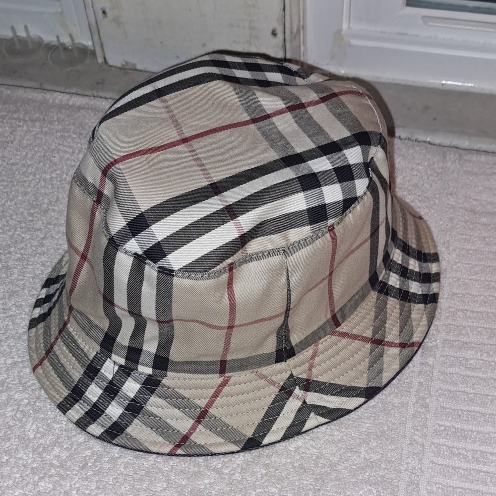 Burberry Checkered Bucket Hat